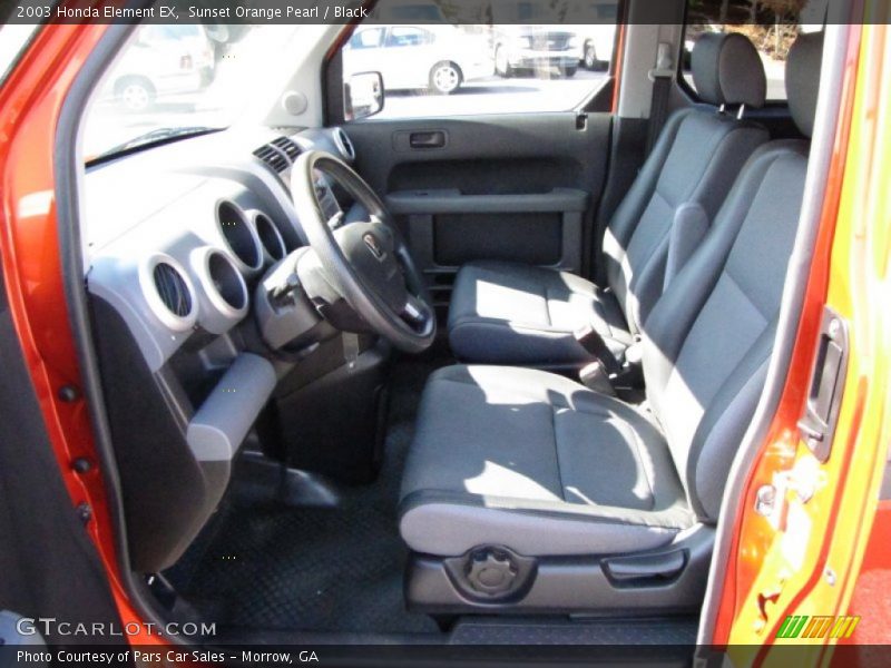 Sunset Orange Pearl / Black 2003 Honda Element EX
