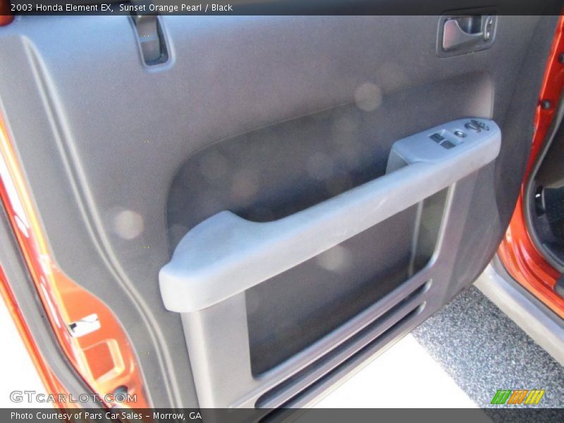 Sunset Orange Pearl / Black 2003 Honda Element EX