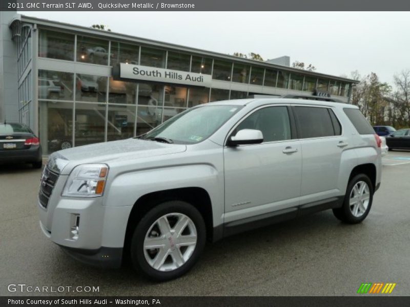 Quicksilver Metallic / Brownstone 2011 GMC Terrain SLT AWD