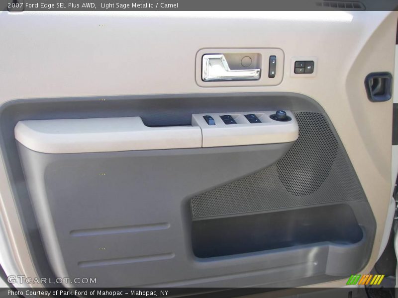 Light Sage Metallic / Camel 2007 Ford Edge SEL Plus AWD