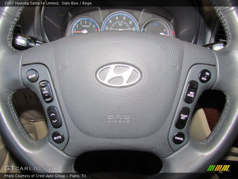 Slate Blue / Beige 2007 Hyundai Santa Fe Limited