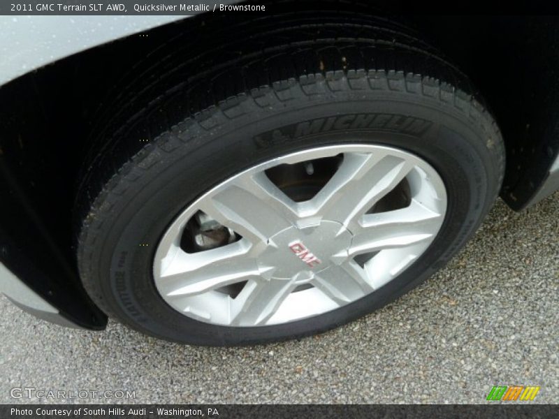 Quicksilver Metallic / Brownstone 2011 GMC Terrain SLT AWD