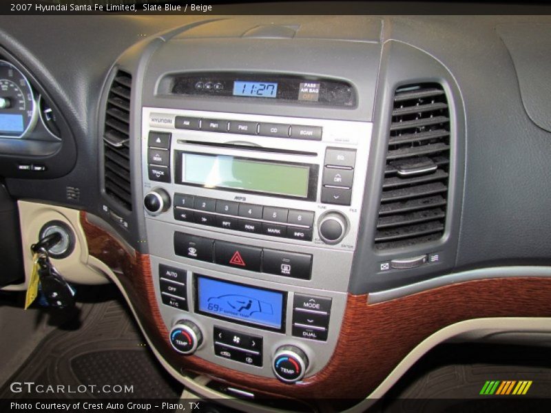 Slate Blue / Beige 2007 Hyundai Santa Fe Limited