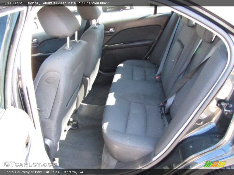 Atlantis Green Metallic / Charcoal Black 2010 Ford Fusion SE