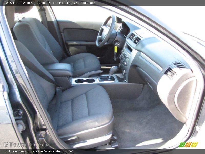 Atlantis Green Metallic / Charcoal Black 2010 Ford Fusion SE