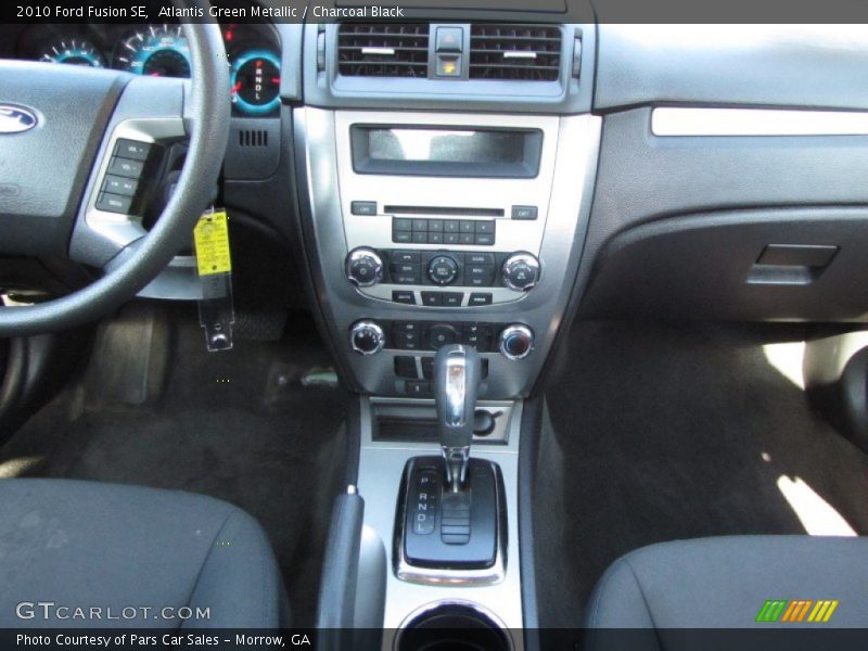Atlantis Green Metallic / Charcoal Black 2010 Ford Fusion SE