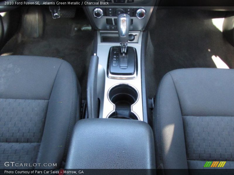 Atlantis Green Metallic / Charcoal Black 2010 Ford Fusion SE