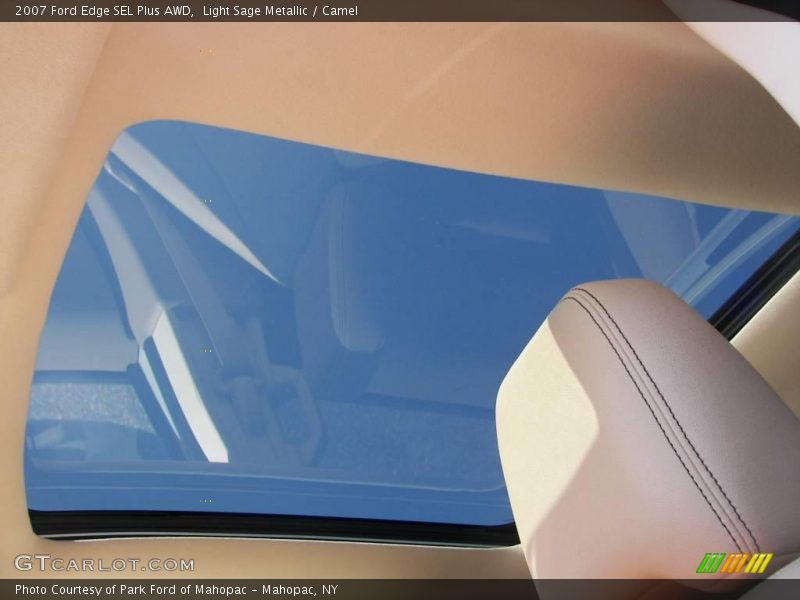 Light Sage Metallic / Camel 2007 Ford Edge SEL Plus AWD