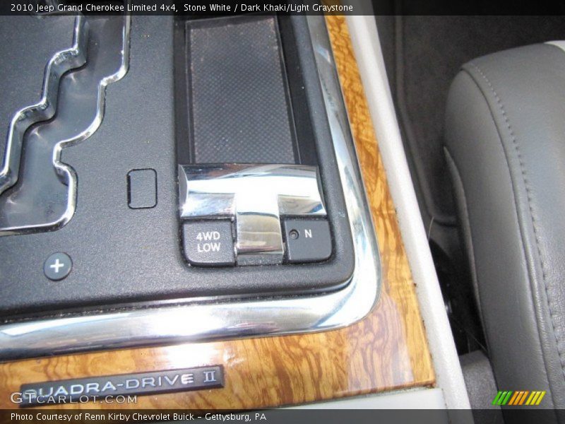 Stone White / Dark Khaki/Light Graystone 2010 Jeep Grand Cherokee Limited 4x4