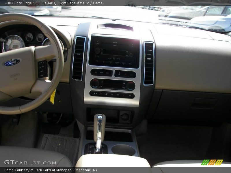 Light Sage Metallic / Camel 2007 Ford Edge SEL Plus AWD