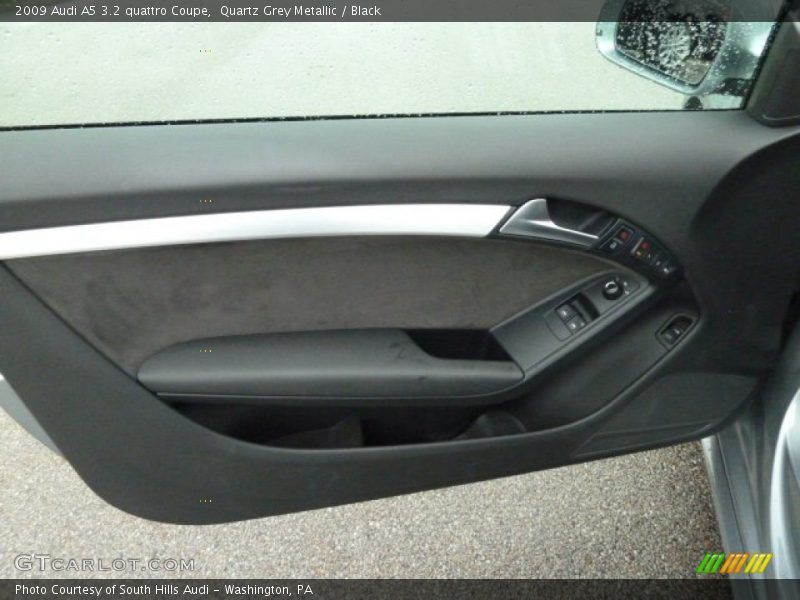 Quartz Grey Metallic / Black 2009 Audi A5 3.2 quattro Coupe