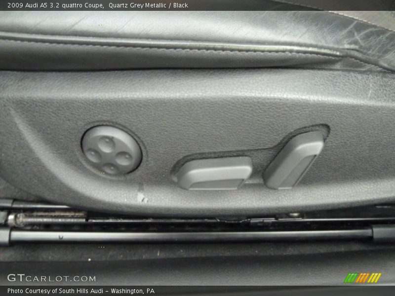 Quartz Grey Metallic / Black 2009 Audi A5 3.2 quattro Coupe