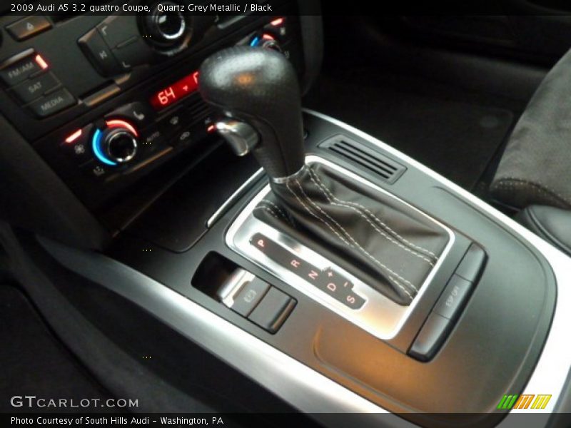 Quartz Grey Metallic / Black 2009 Audi A5 3.2 quattro Coupe