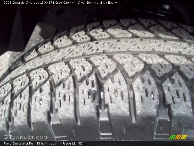 Silver Birch Metallic / Ebony 2008 Chevrolet Silverado 1500 Z71 Crew Cab 4x4