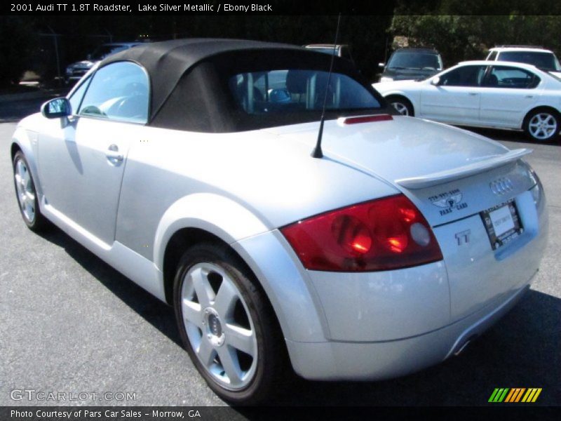 Lake Silver Metallic / Ebony Black 2001 Audi TT 1.8T Roadster