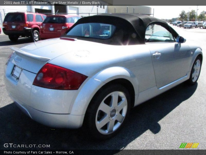 Lake Silver Metallic / Ebony Black 2001 Audi TT 1.8T Roadster
