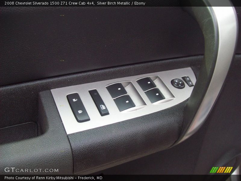 Silver Birch Metallic / Ebony 2008 Chevrolet Silverado 1500 Z71 Crew Cab 4x4