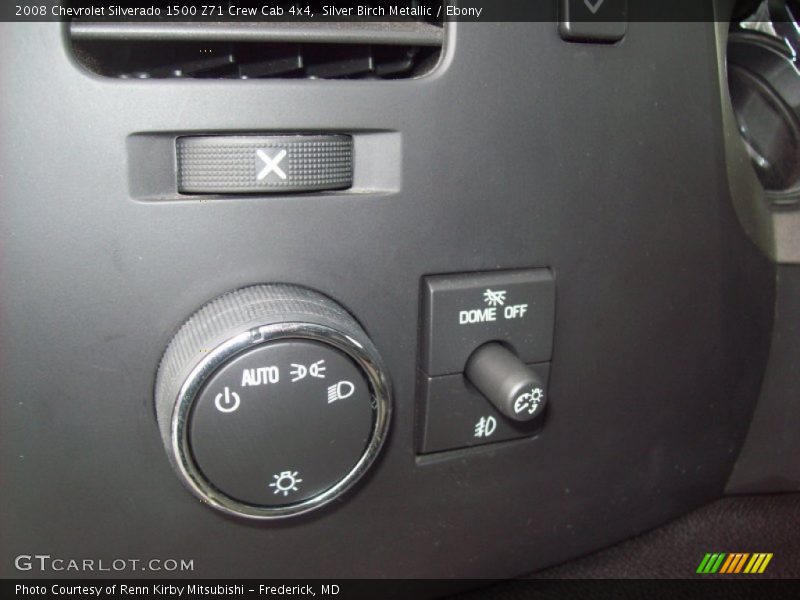 Silver Birch Metallic / Ebony 2008 Chevrolet Silverado 1500 Z71 Crew Cab 4x4