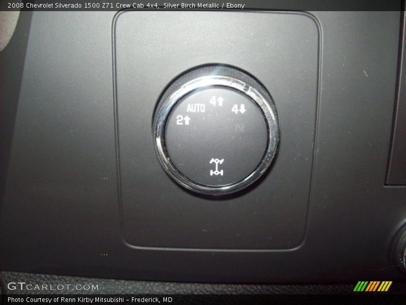 Silver Birch Metallic / Ebony 2008 Chevrolet Silverado 1500 Z71 Crew Cab 4x4