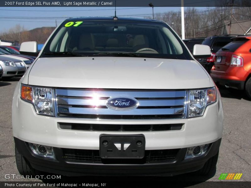 Light Sage Metallic / Camel 2007 Ford Edge SEL Plus AWD