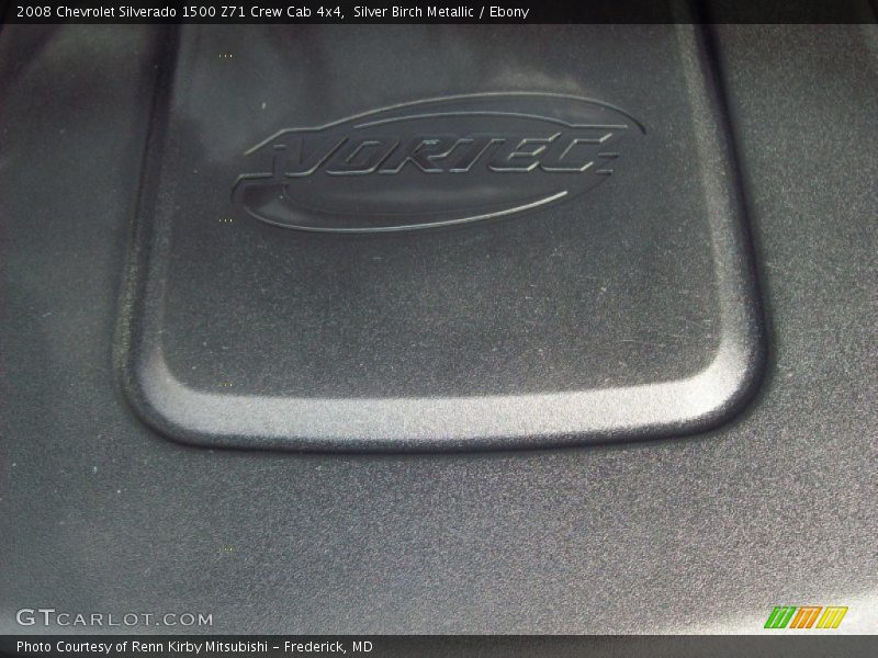 Silver Birch Metallic / Ebony 2008 Chevrolet Silverado 1500 Z71 Crew Cab 4x4