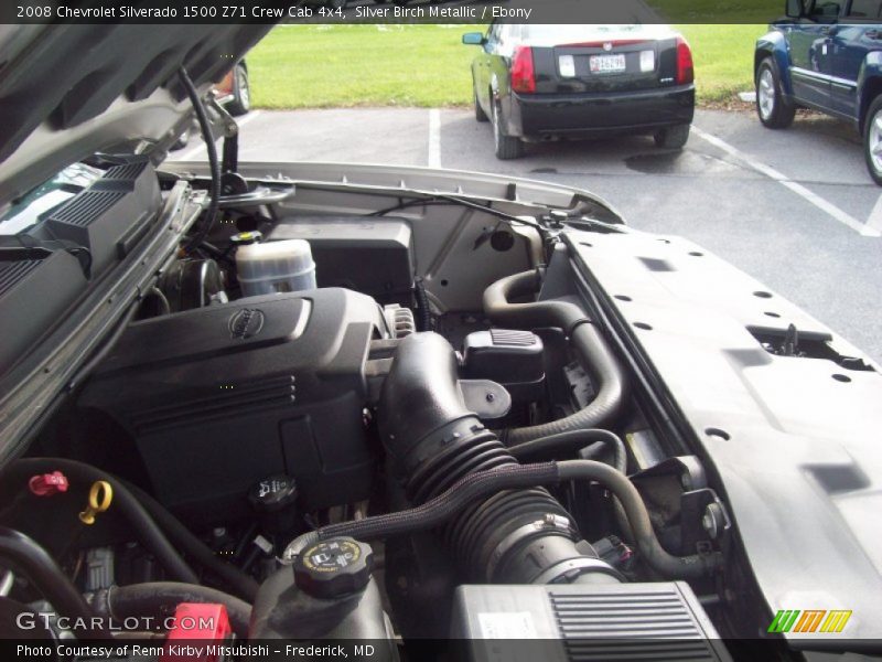 Silver Birch Metallic / Ebony 2008 Chevrolet Silverado 1500 Z71 Crew Cab 4x4