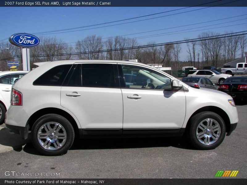 Light Sage Metallic / Camel 2007 Ford Edge SEL Plus AWD