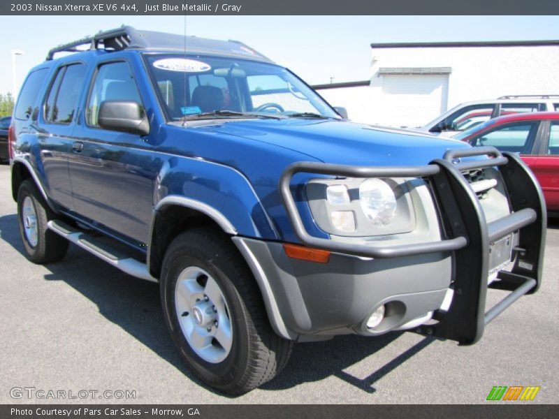 Just Blue Metallic / Gray 2003 Nissan Xterra XE V6 4x4
