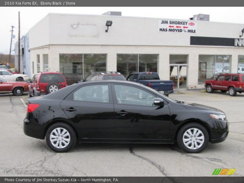 Ebony Black / Stone 2010 Kia Forte EX