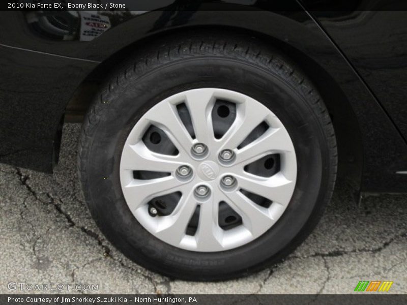 Ebony Black / Stone 2010 Kia Forte EX
