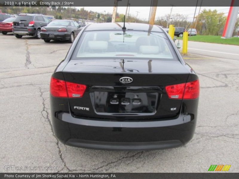 Ebony Black / Stone 2010 Kia Forte EX