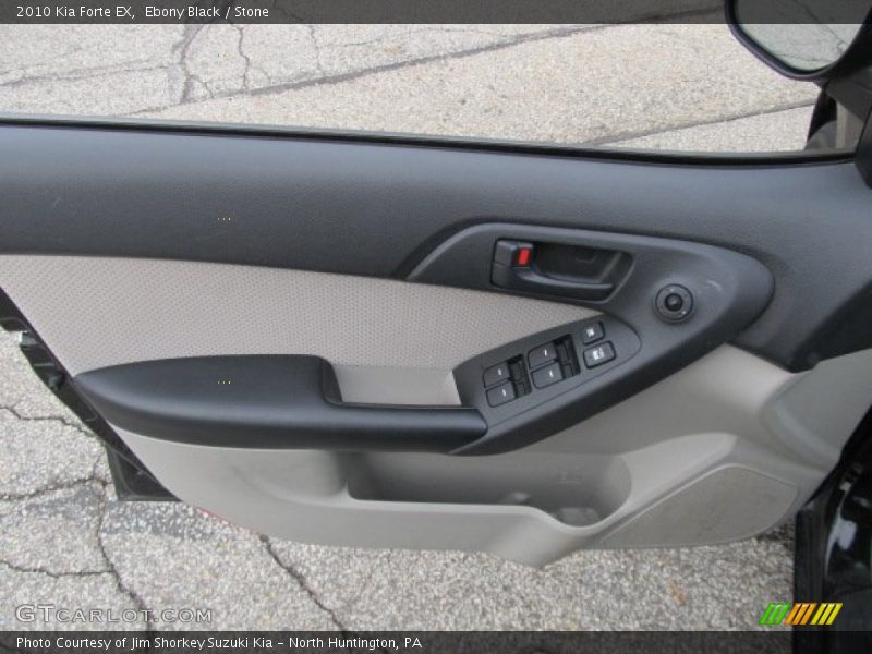 Ebony Black / Stone 2010 Kia Forte EX