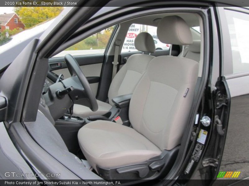 Ebony Black / Stone 2010 Kia Forte EX
