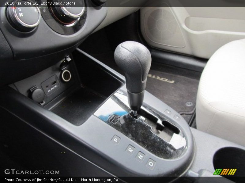 Ebony Black / Stone 2010 Kia Forte EX