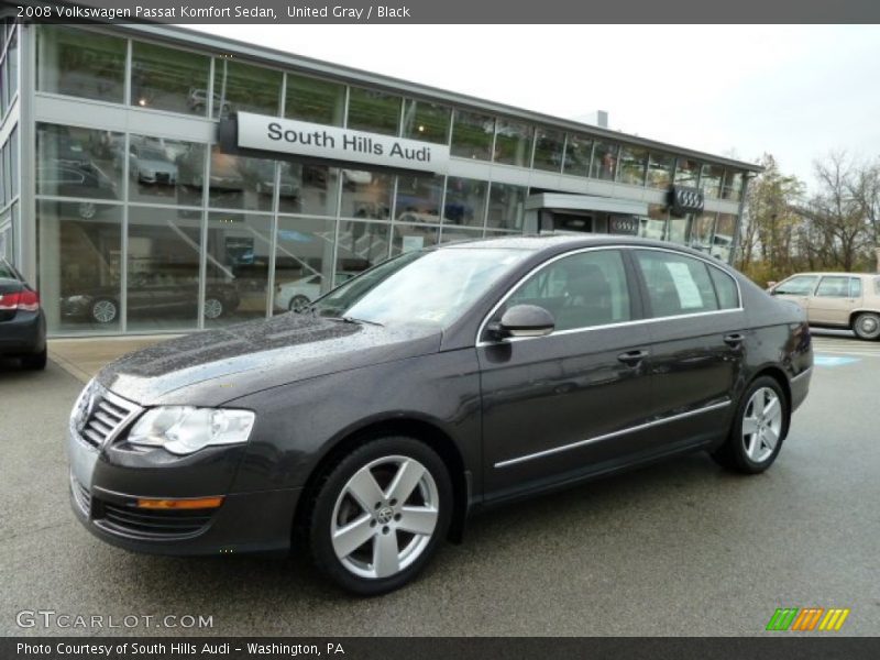 United Gray / Black 2008 Volkswagen Passat Komfort Sedan
