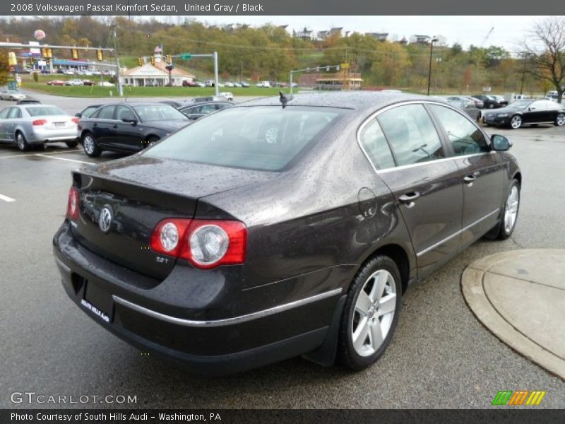 United Gray / Black 2008 Volkswagen Passat Komfort Sedan