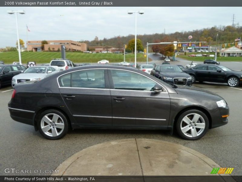 United Gray / Black 2008 Volkswagen Passat Komfort Sedan