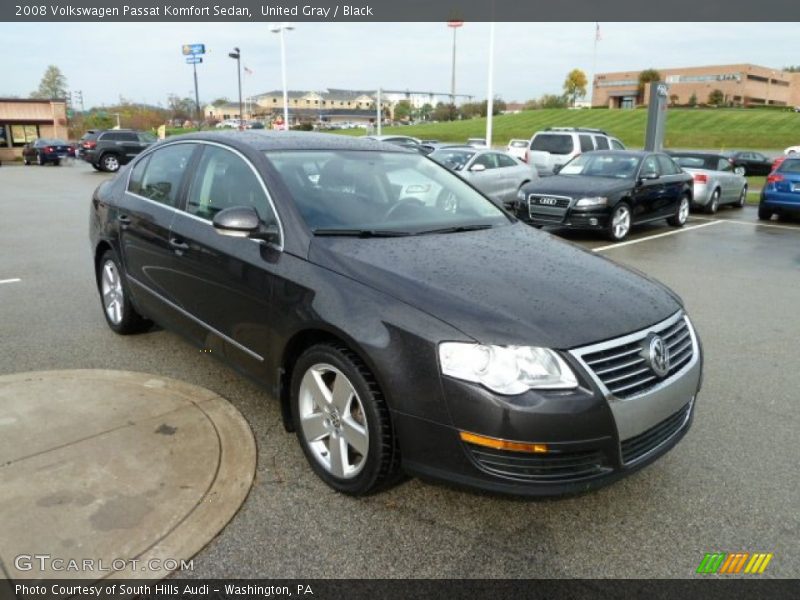 United Gray / Black 2008 Volkswagen Passat Komfort Sedan