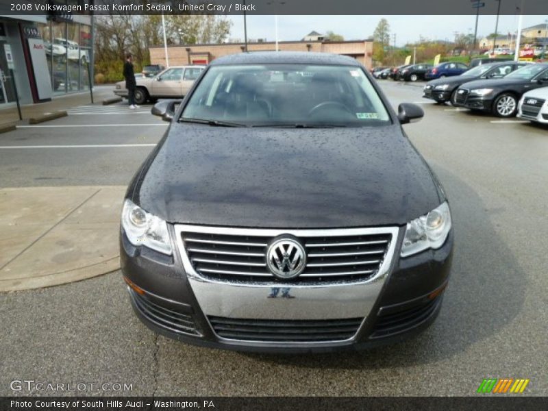 United Gray / Black 2008 Volkswagen Passat Komfort Sedan