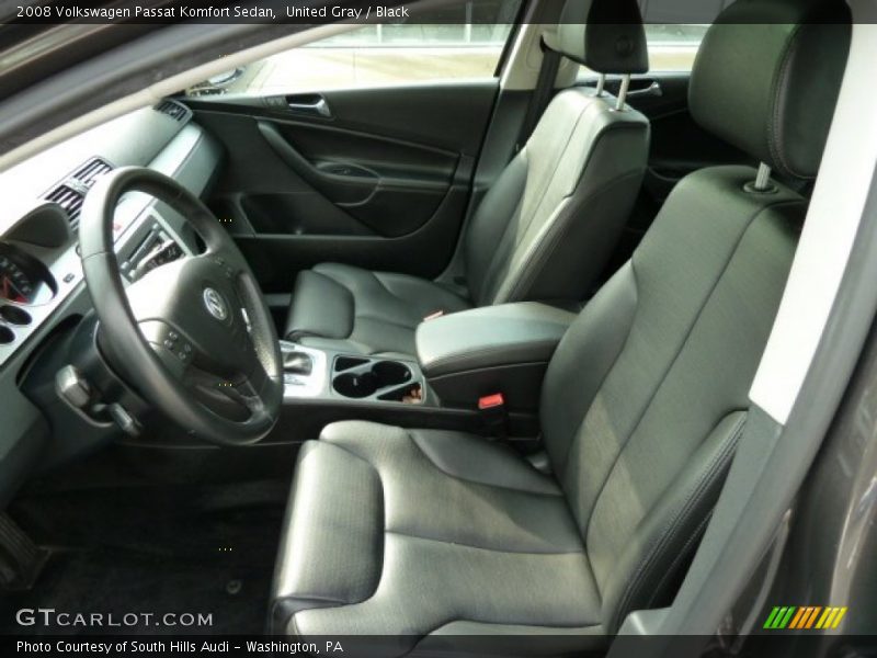 United Gray / Black 2008 Volkswagen Passat Komfort Sedan