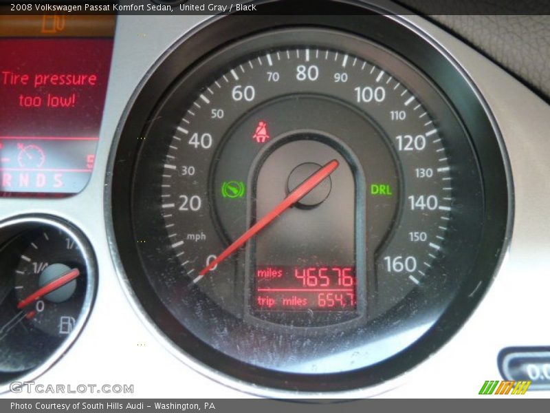 United Gray / Black 2008 Volkswagen Passat Komfort Sedan