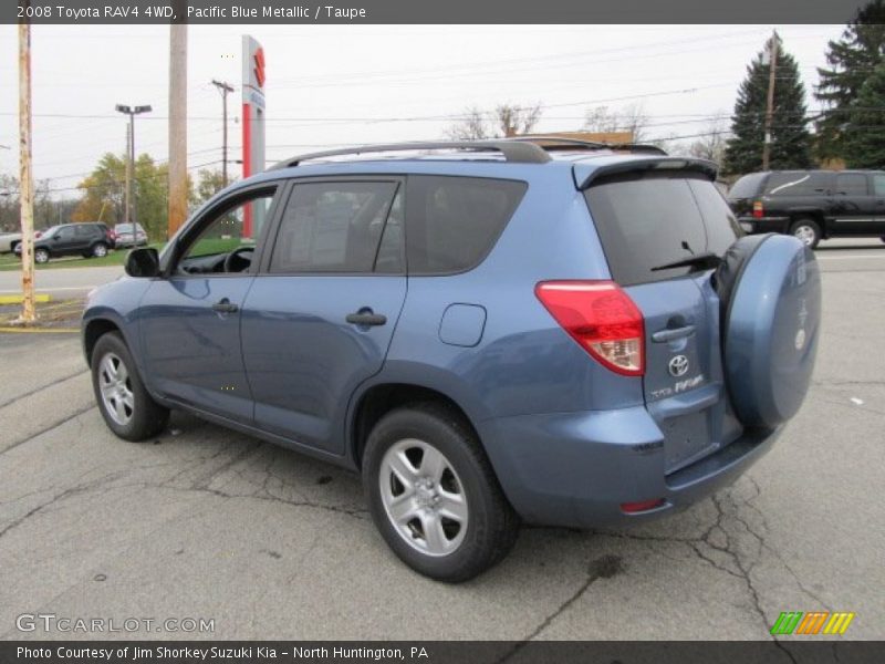 Pacific Blue Metallic / Taupe 2008 Toyota RAV4 4WD