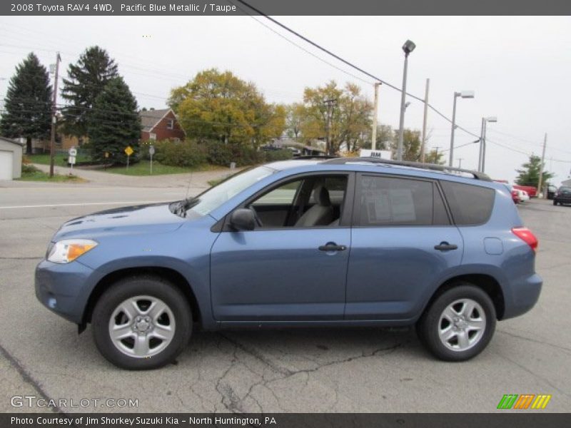 Pacific Blue Metallic / Taupe 2008 Toyota RAV4 4WD