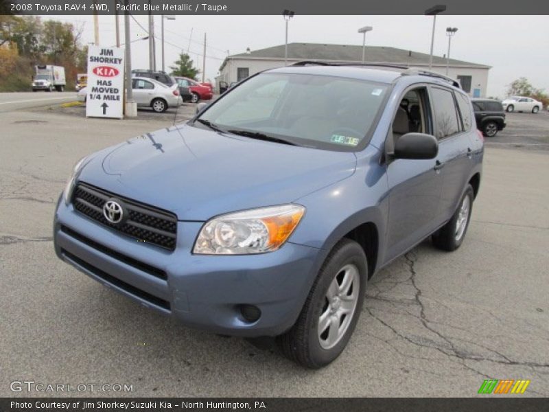 Pacific Blue Metallic / Taupe 2008 Toyota RAV4 4WD