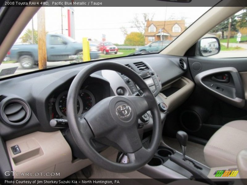 Pacific Blue Metallic / Taupe 2008 Toyota RAV4 4WD