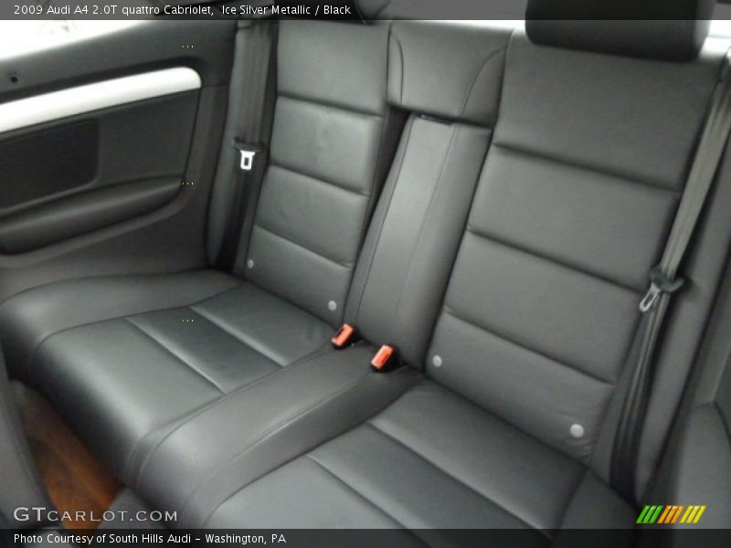  2009 A4 2.0T quattro Cabriolet Black Interior