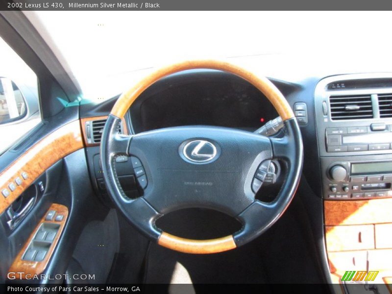 Millennium Silver Metallic / Black 2002 Lexus LS 430