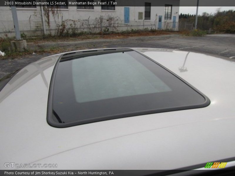 Manhattan Beige Pearl / Tan 2003 Mitsubishi Diamante LS Sedan