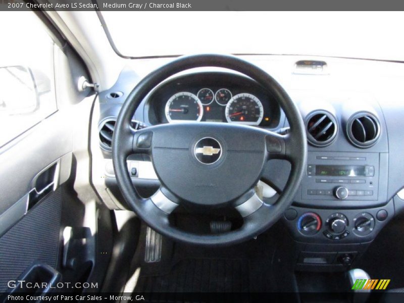Medium Gray / Charcoal Black 2007 Chevrolet Aveo LS Sedan