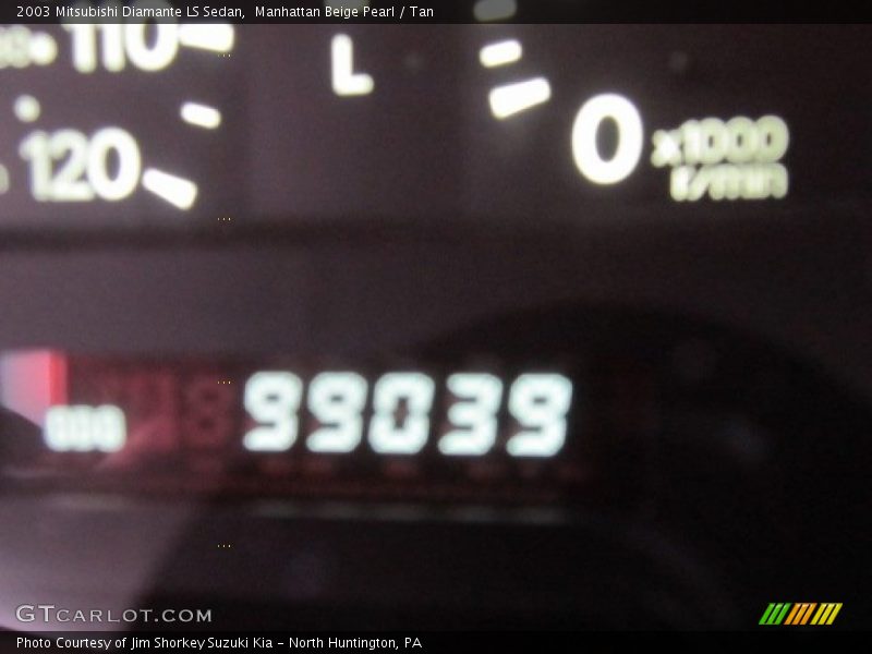 Manhattan Beige Pearl / Tan 2003 Mitsubishi Diamante LS Sedan